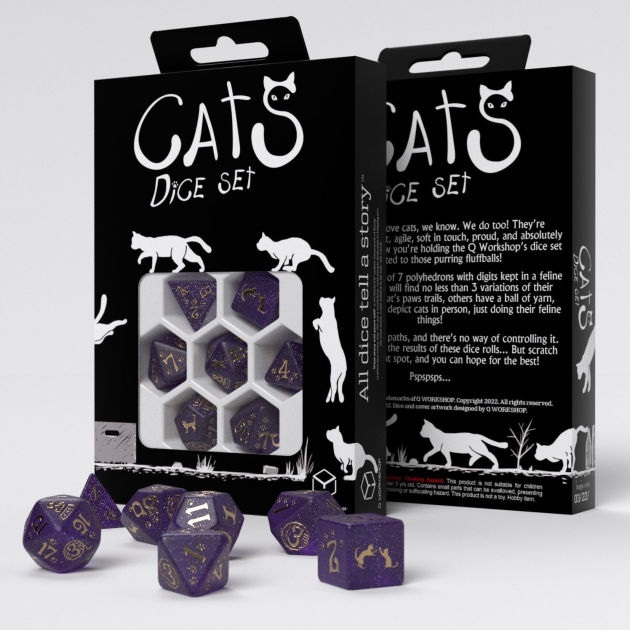 DADI 7 SET - VIOLET MODERN CATS