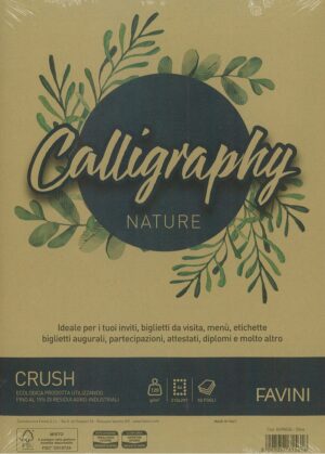 A4 OLIVA 120 GR MQ 50 PZ CALLIGRAPHY NATURE