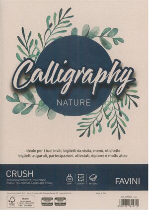 A4 UVA 250 GRMQ 50 PZ CALLIGRAPHY NATURE