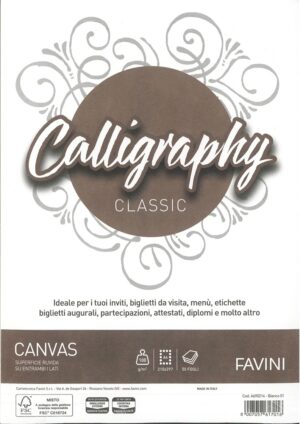 A4 RUVIDO 100 GRMQ BIANCO 50 PZ CALLIGRAPHY CLASSIC