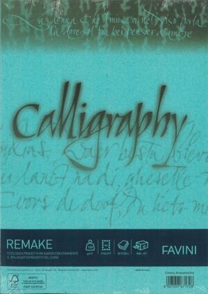 A4 ACQUAMARINA120 GRMQ 50 PZ CALLIGRAPHY NATURE