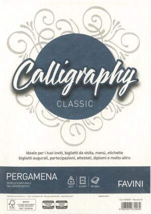 A4 PERGAMENA BIANCO 90 GRMQ 50 PZ CALLIGRAPHY CLASSIC