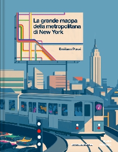 GRANDE MAPPA DELLA METROPOLITANA DI NEW