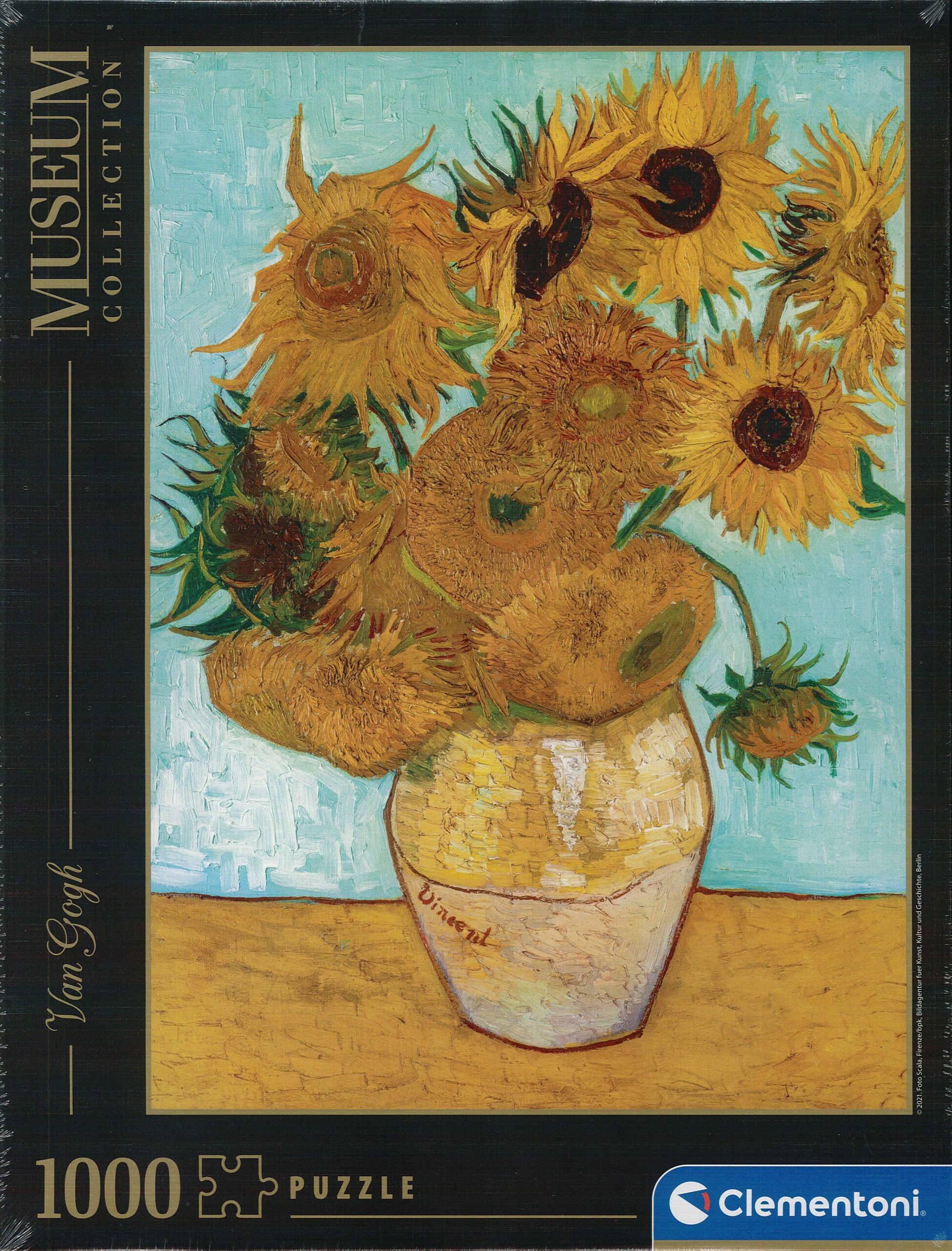 PUZZLE VAN GOGH 1000 PZ - 50X70 CM SUNFLOWERS